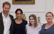 Setkání Harryho a Meghan s bojovnicí s rakovinou Evou