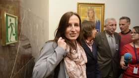 Eva Michaláková na schůzce s Bohuslavem Sobotkou.