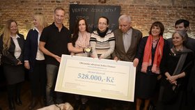 Od petičního výboru získala Eva Michaláková šek na 528 tisíc korun.