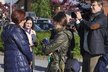 Eva Michaláková reaguje na dotazy českých novinářů před norským soudem