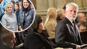 Eva Pavlová se neúčastnila pohřbu kardinála Dominika Duky, Pavel do katedrály sv. Víta dorazil sám