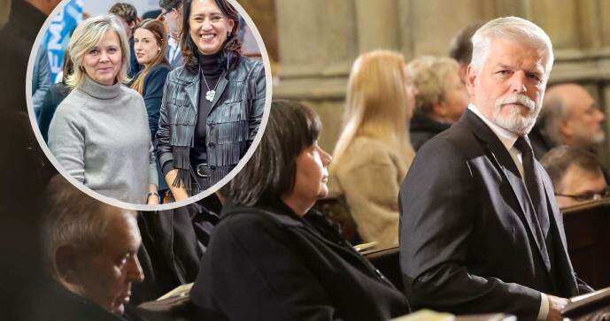 Eva Pavlová se neúčastnila pohřbu kardinála Dominika Duky, Pavel do katedrály sv. Víta dorazil sám