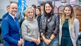 První dáma Eva Pavlová v Ostravě na setkání k projektu Klíč ke světu (15.11.2025)