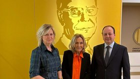 Eva Pavlová na otevření centra Obláček ve FN v Plzni (3.12.2025)