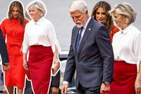 Eva Pavlová okouzlila v červené sukni. Ukázala, jak nosit výraznou barvu s elegancí