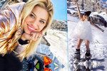 Moderátorka Eva Perkausová si užívala zimních radovánek v Itálii
