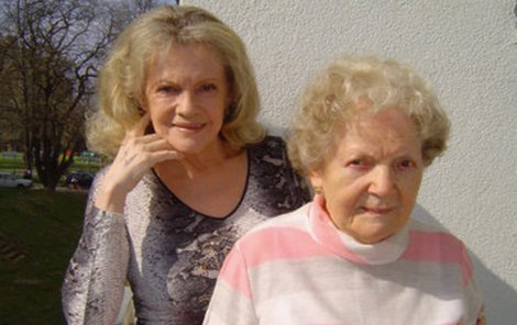 Eva Pilarová s maminkou Františkou