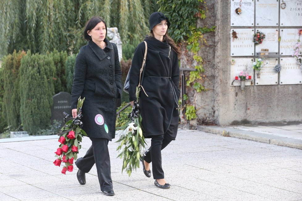 Pohřeb manažerky Dary Rolins Evy Skallové