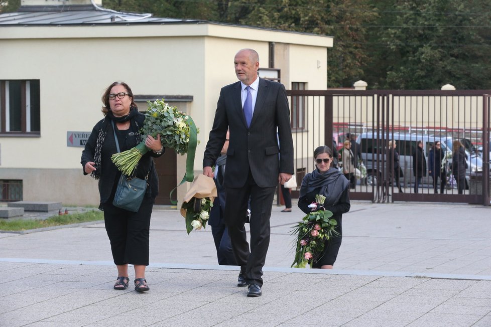 Pohřeb manažerky Dary Rolins Evy Skallové