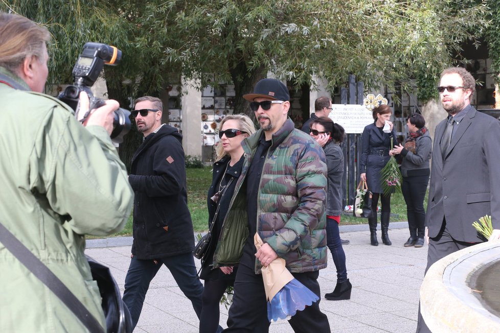 Pohřeb manažerky Dary Rolins Evy Skallové