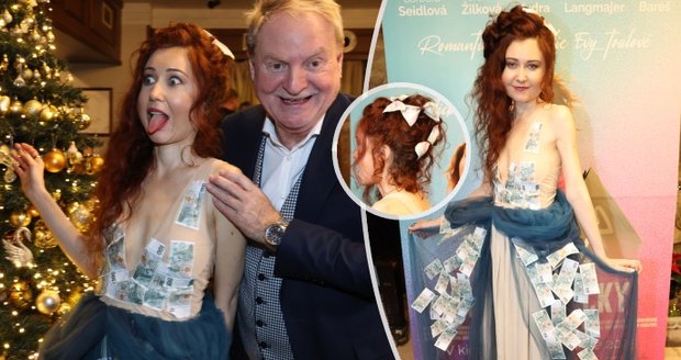 Eva Toulová na premiéře Deníku shopaholičky