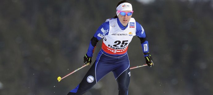 Běžkyně na lyžích Eva Vrabcová-Nývltová doběhla na mistrovství světa ve Falunu desátá ve skiatlonu (foto archiv)