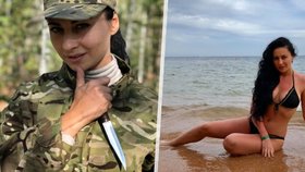 Bývalá Miss Ukrajina vstoupila do řad armády: „Pro Putina mám schovanou kulku,“ říká