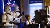 Star Wars Evropy 2: Zorka jako sexy princezna Leia a Stormtrooper pařící na Justina Biebera