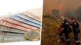 Evropané ve velkém vybírají hotovost. Děsí je požáry, kyberútoky i konflikty ve světě
