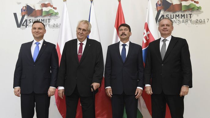 Prezidenti států visegrádské čtyřky