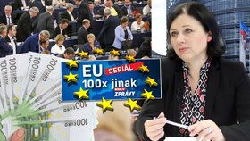 Raději si sedněte: Kolik peněz bere Jourová a čeští europoslanci?