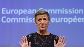 Eurokomisařka pro hospodářskou soutěž Margrethe Vestagerová