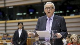 Předseda Evropské komise Jean-Claude Juncker na prezentaci rozpočtu Evropské unie do roku 2027