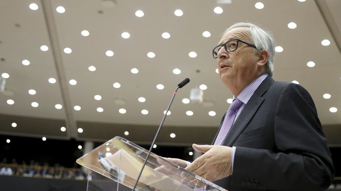 Předseda Evropské komise Jean-Claude Juncker na prezentaci rozpočtu Evropské unie do roku 2027