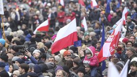 V Polsku se nedávno konaly demonstrace jak proti současné vládě, tak i na její podporu.