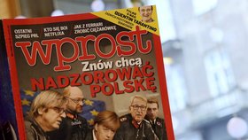 Časopis Wprost přirovnal lídry západoevropských zemí v této koláži k nacistům.