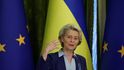 Do Kyjeva zavítala Ursula von der Leyenová, šéfka Evropské komise