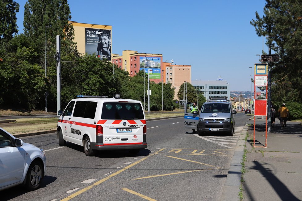 Policisté srazili na Evropské dítě. (23. června 2022)