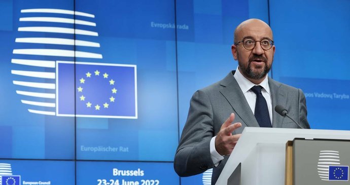 Předseda Evropské rady Charles Michel.