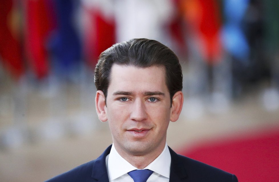 Rakouský kancléř Sebastian Kurz na EU summitu v Bruselu (18.10.2018)