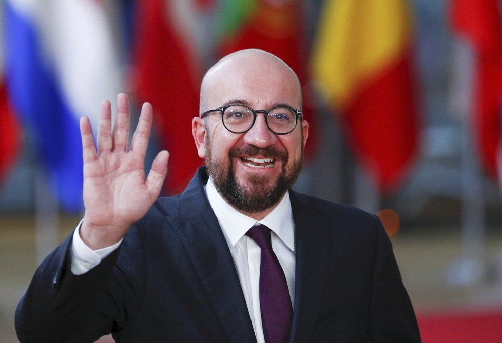 Belgický premiér Charles Michel na summitu EU v Bruselu (18.10.2018)