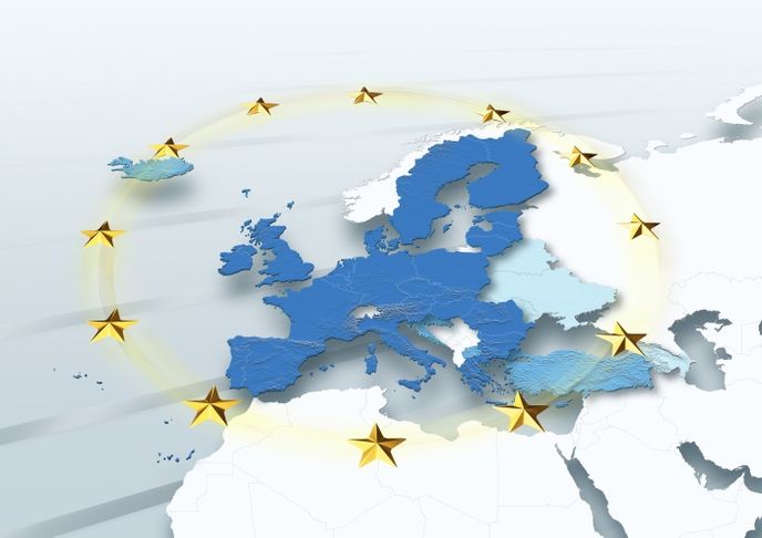 Evropská Unie - ilustrační grafika