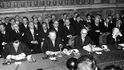 Dobová fotografie, březen 1957: Podpisem Římských smluv vznikl předchůdce dnešní EU.