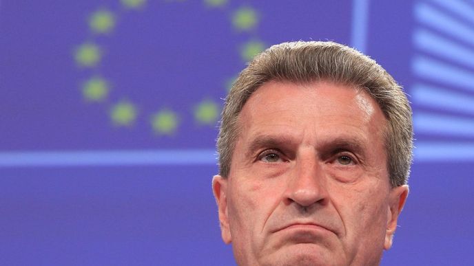 Evropský komisař Gunther Oettinger