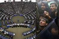 Bruselský diktát: Europarlament schválil rozdělení uprchlíků do celé EU
