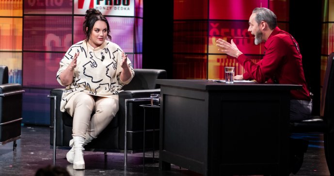 Ewa Farna v talkshow 7 Pádů Honzy Dědka