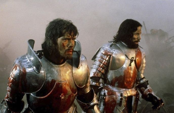 Záběr z filmu Excalibur z roku 1981