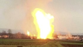 Mohutná exploze u slovenských hranic