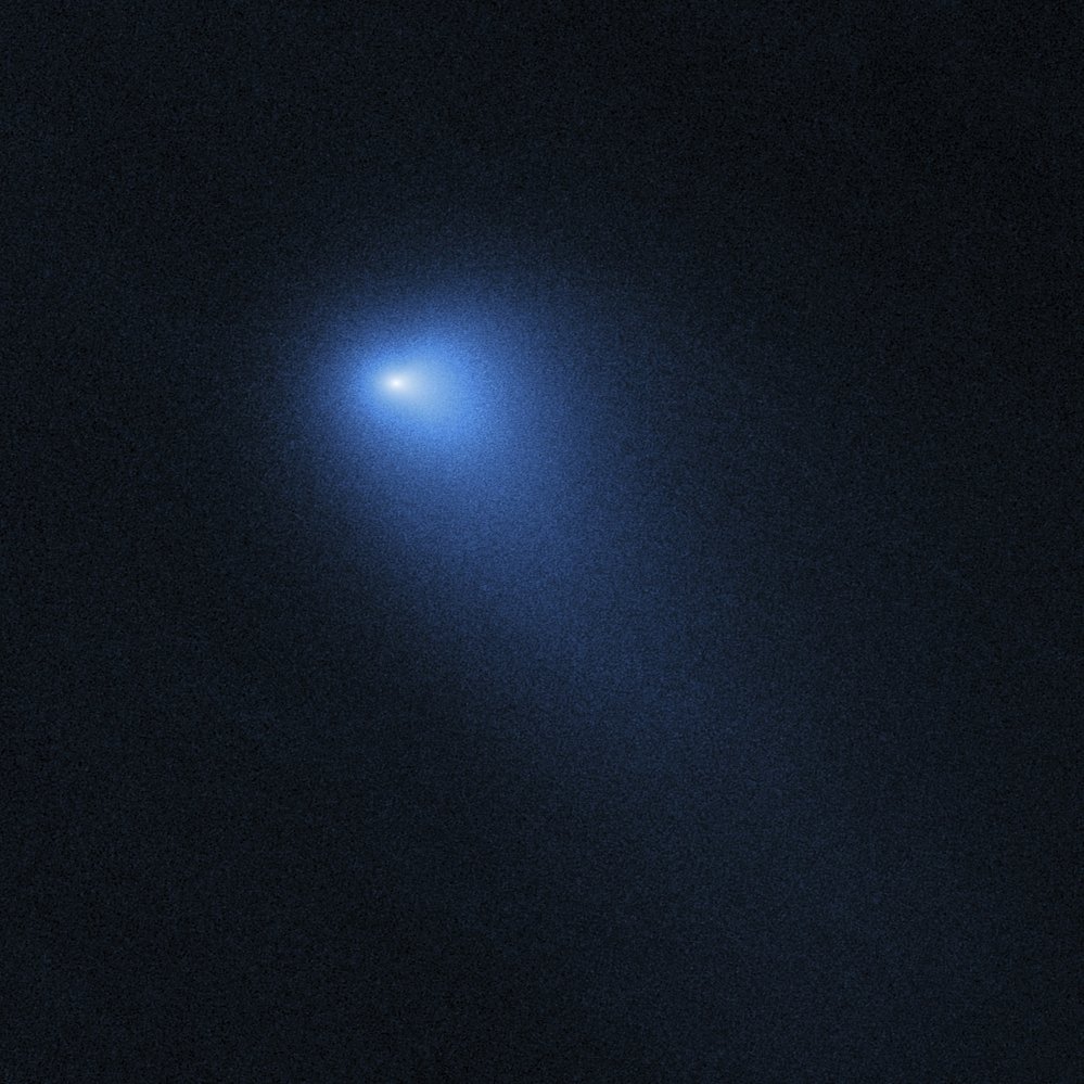 Kometa 2I/Borisov na snímku z Hubblova dalekohledu