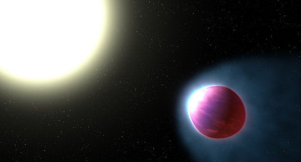 Extrémní svět: Exoplaneta, ze které unikají kovy
