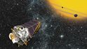 Kosmický dalekohled Kepler je největším objevitelem tranzitujících exoplanet.