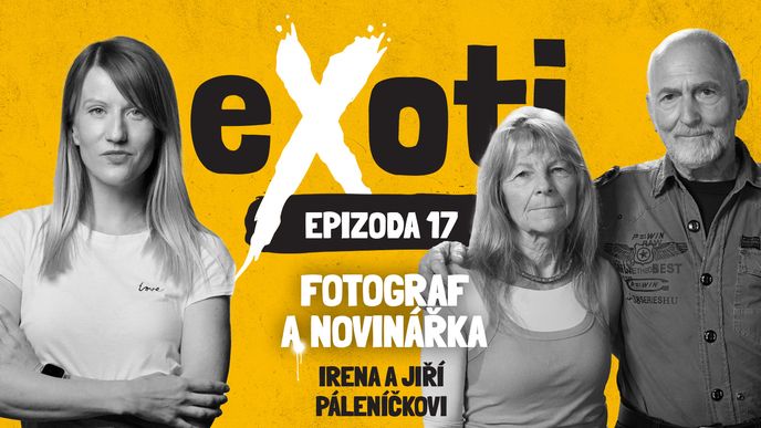 Irena a Jiří Páleníčkovi v podcastu Exoti Irena a Jiří Páleníčkovi v podcastu Exoti