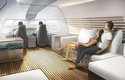 Luxusní interiér letadla Explorer od Lufthansa Technik nemusí být jen výsadou drahých vil, ale i drahých letadel 