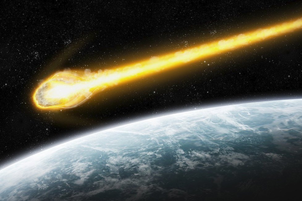 Také případná srážka s asteroidem může přinést zánik života na Zemi.