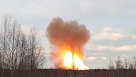 Exploze plynovodu poblíž Petrohradu (19. 11. 2022)