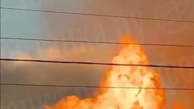 Exploze plynovodu poblíž Petrohradu (19. 11. 2022)