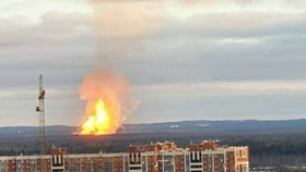 Exploze plynovodu poblíž Petrohradu (19. 11. 2022)