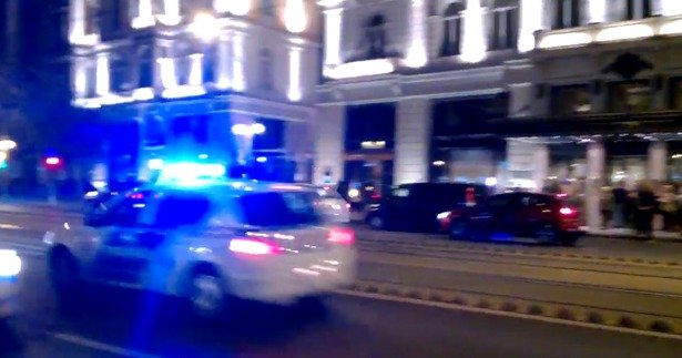 Exploze v centru Budapešti