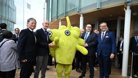 Otevření českého pavilonu na Expo 2025 v japonské Ósace (duben 2025)