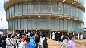 Otevření českého pavilonu na Expo 2025 v japonské Ósace (duben 2025)